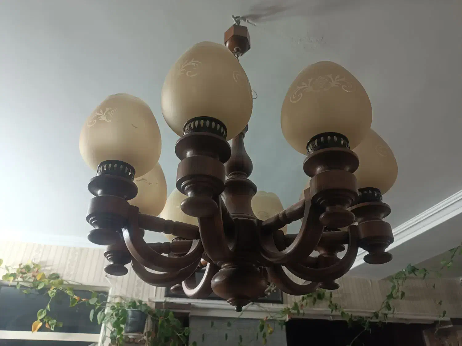 لوستر|لوستر و چراغ آویز|دامغان, |دیوار