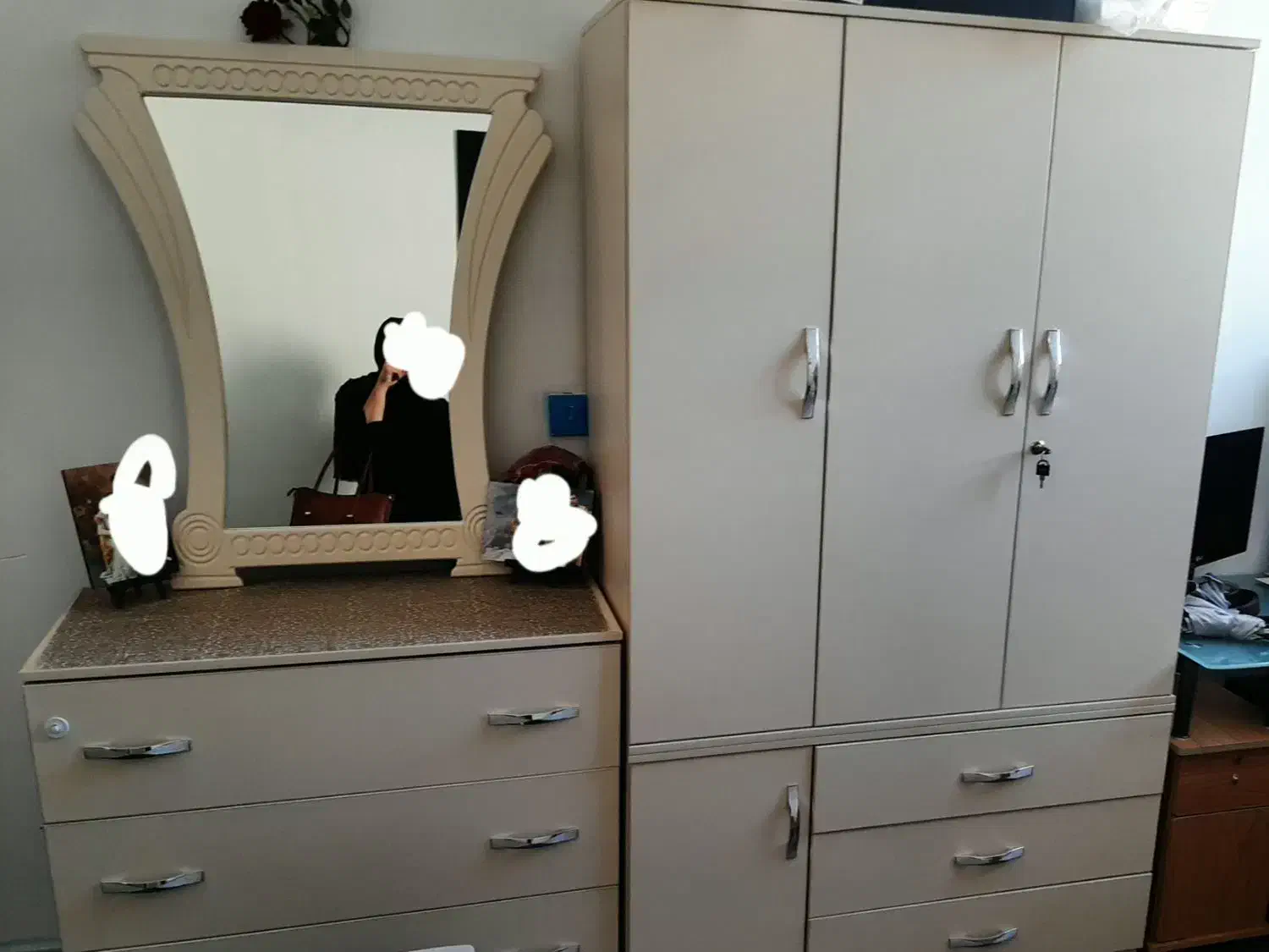 کمد و میز آرایش|جاکفشی، کمد، دراور|سنندج, |دیوار