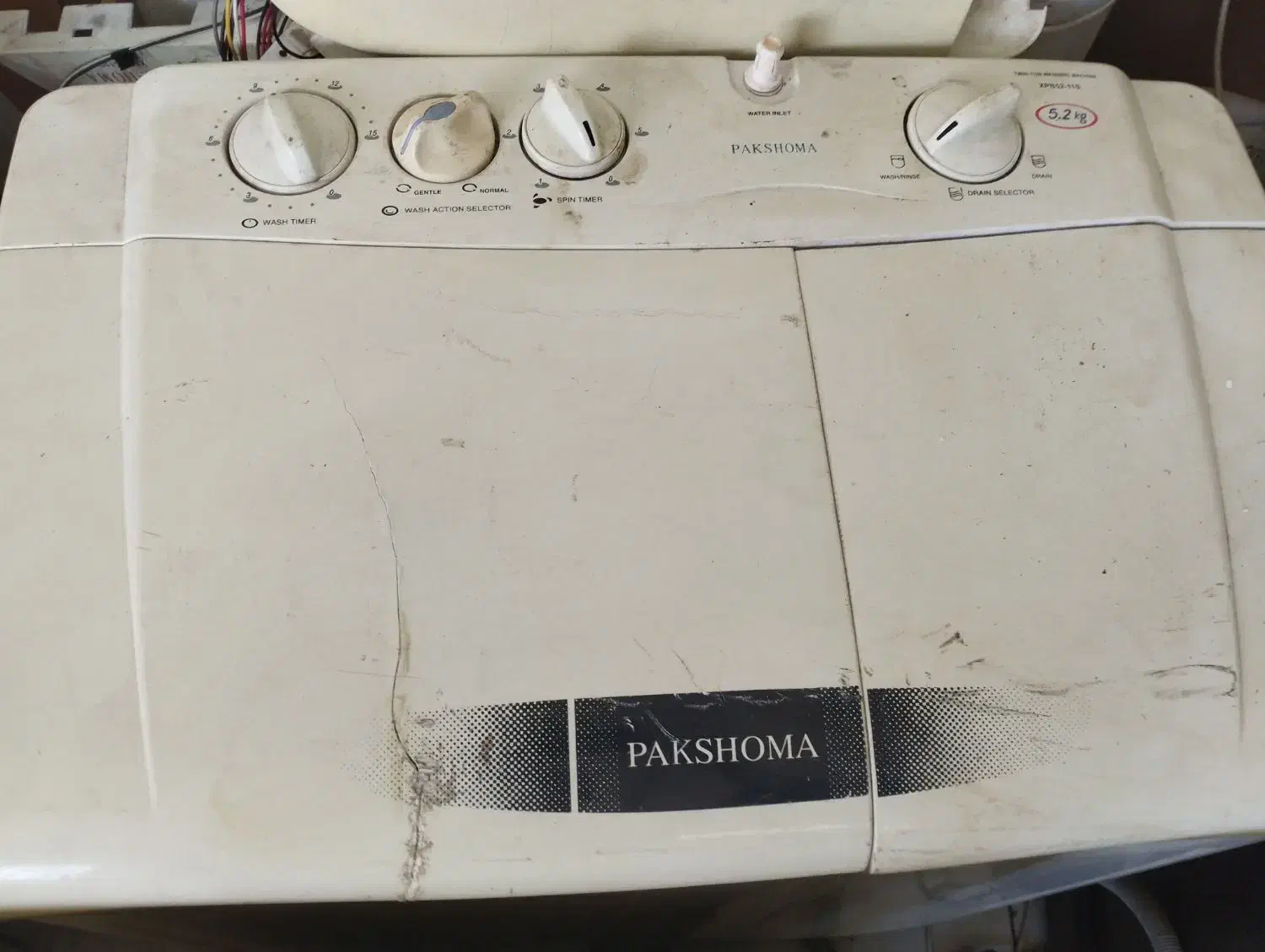 لباسشویی دوقلو پاکشوما|ماشین لباسشویی و خشک‌کن لباس|فولادشهر, C5|دیوار