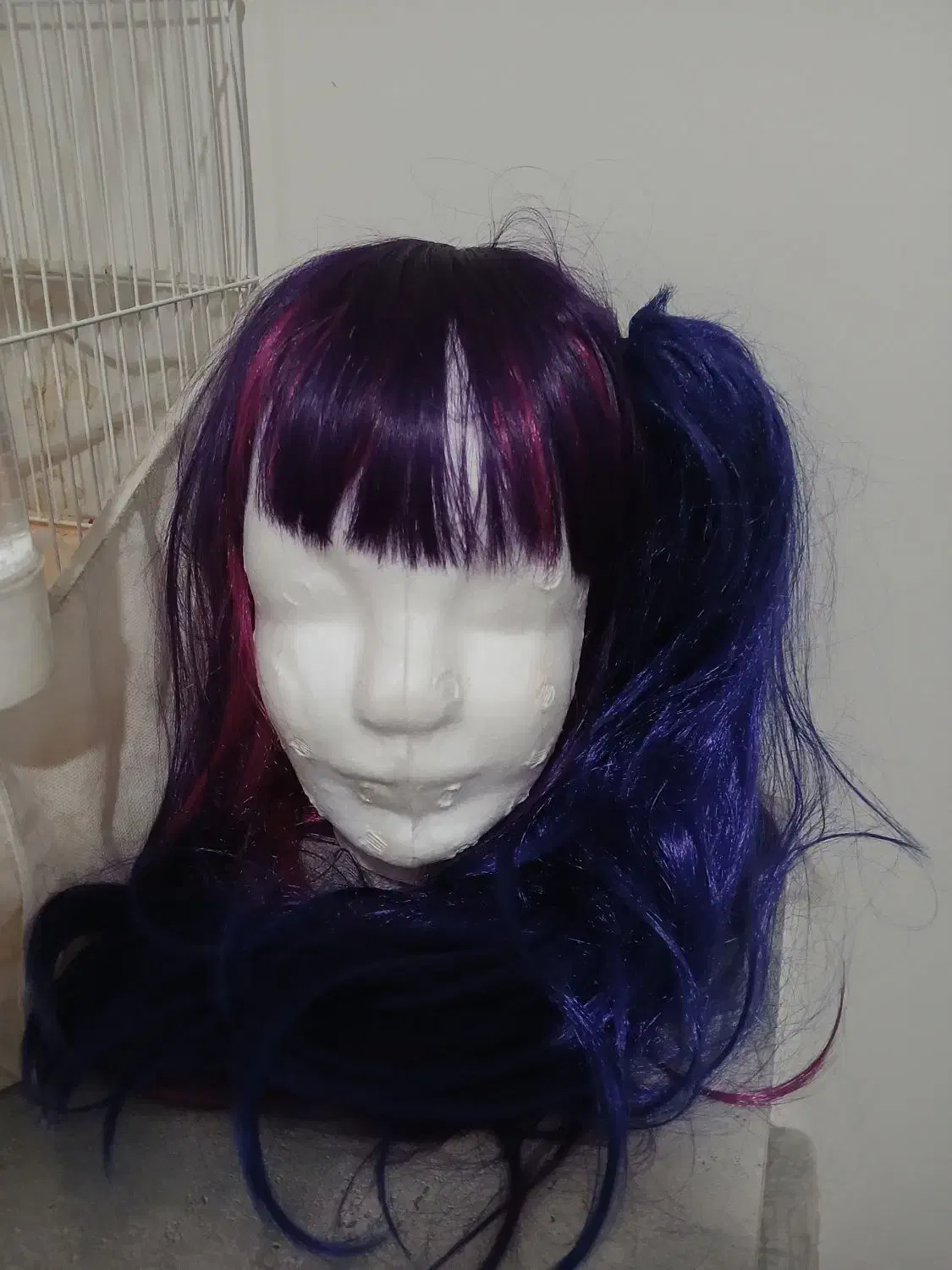 مو مصنوعی بنفش|آرایشی، بهداشتی، درمانی|گرگان, |دیوار