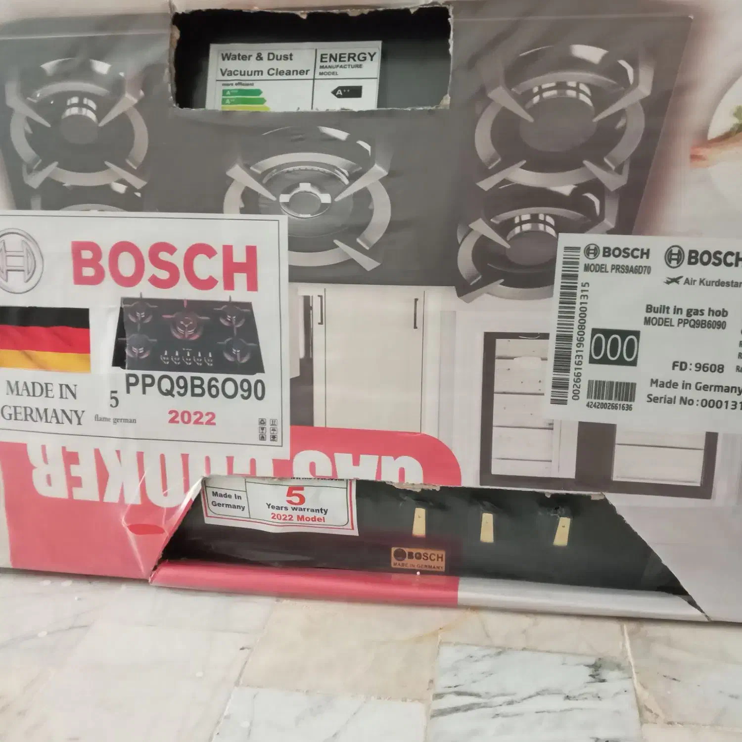 گاز صفحه ای آکبند بوش|اجاق گاز و لوازم برقی پخت‌وپز|قم, قلعه کامکار|دیوار