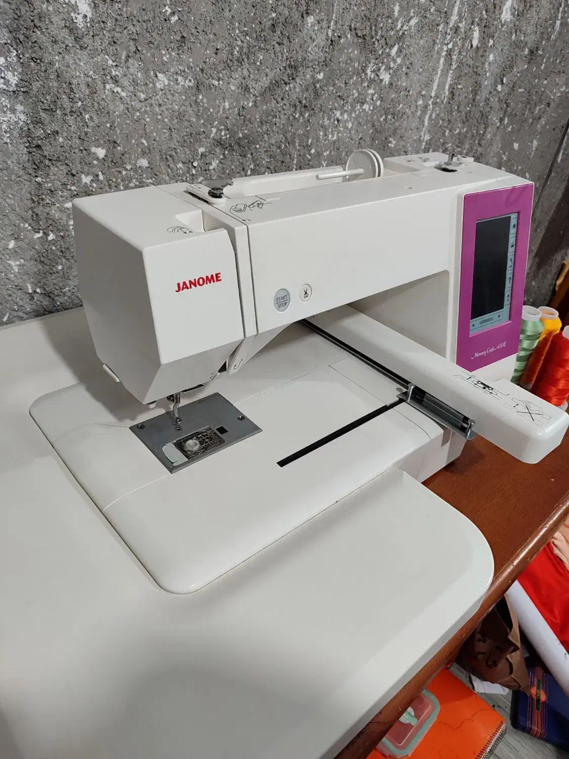 چرخ گلدوزی ژانومه مدل ۴۵۰|چرخ خیاطی و ریسندگی|آق قلا, |دیوار