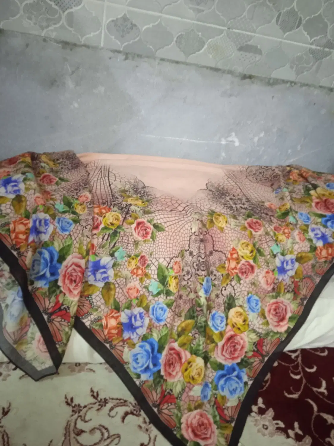 چارقد|لباس|بندر ترکمن, |دیوار