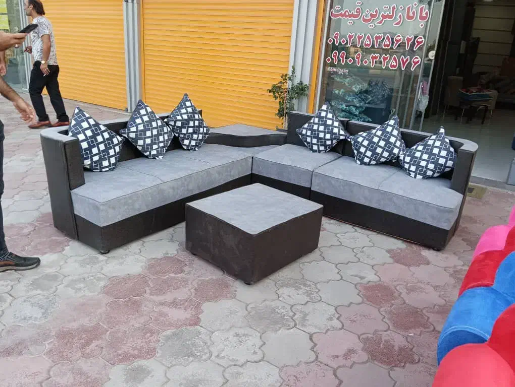 مبل راحتی و ال کنج بصورت تولیدی|مبلمان خانگی و میز عسلی|رشت, شهرک صبا|دیوار