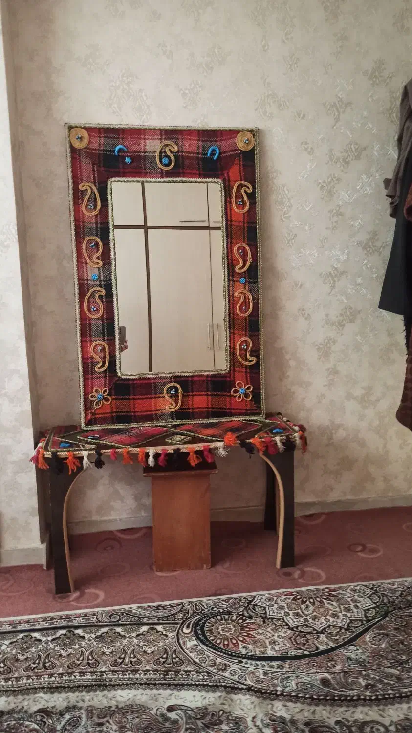 آینه کنسول وکوره سنتی|بوفه، ویترین، کنسول|کرمانشاه, |دیوار