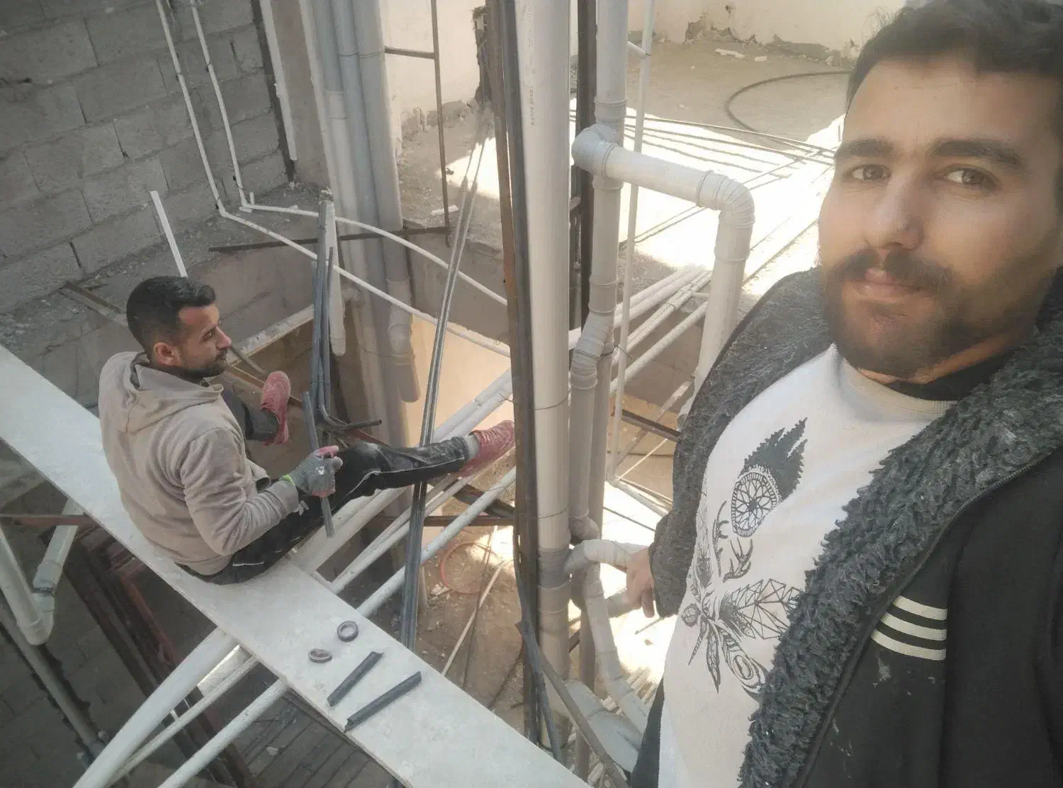 گچکاری لوله کشی برق نصب شیرآلات گچکاری باز سازی|خدمات پیشه و مهارت|پردیس, فاز ۲|دیوار