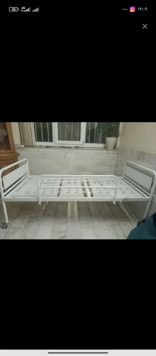 تخت فایبرگلس سه شکن بیمارستانی بیمار|آرایشی، بهداشتی، درمانی|مشهد, احمدآباد|دیوار