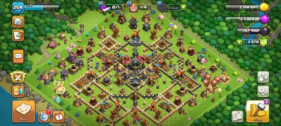 اکانت کلش تان 17|کنسول، بازی ویدئویی و آنلاین|ماهان, |دیوار