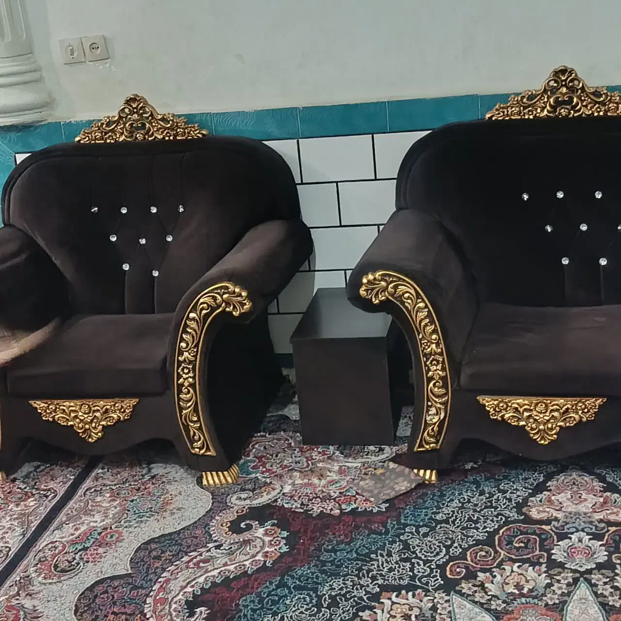 مبل 7نفره|مبلمان خانگی و میز عسلی|اندیمشک, |دیوار