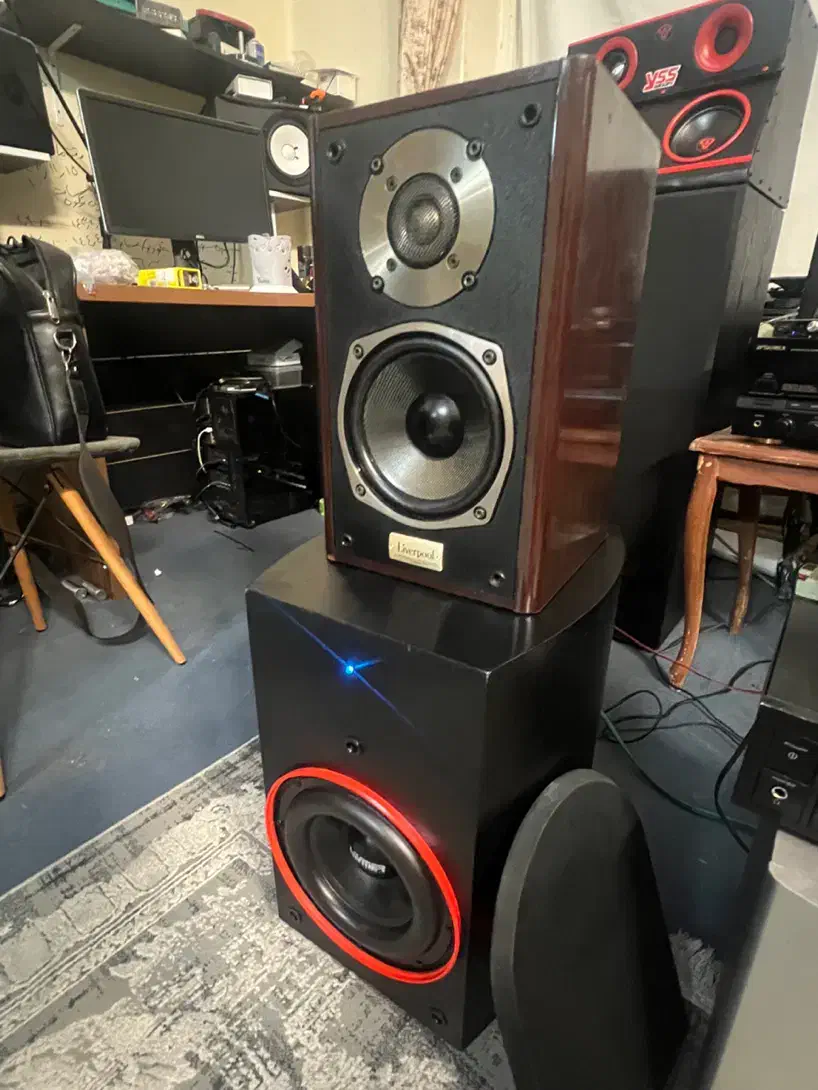 آمپیلی خانگی پایونییر ، ساب اکتیو، بوکشلف لیورپول|سیستم صوتی خانگی|تهران, سهروردی|دیوار