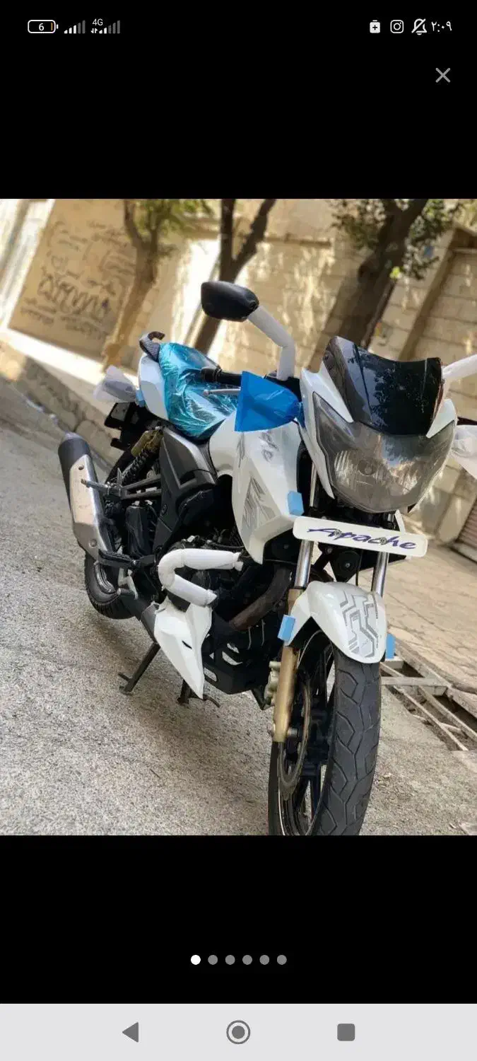 آپاچی 180مدل 95|موتورسیکلت|باغستان, |دیوار