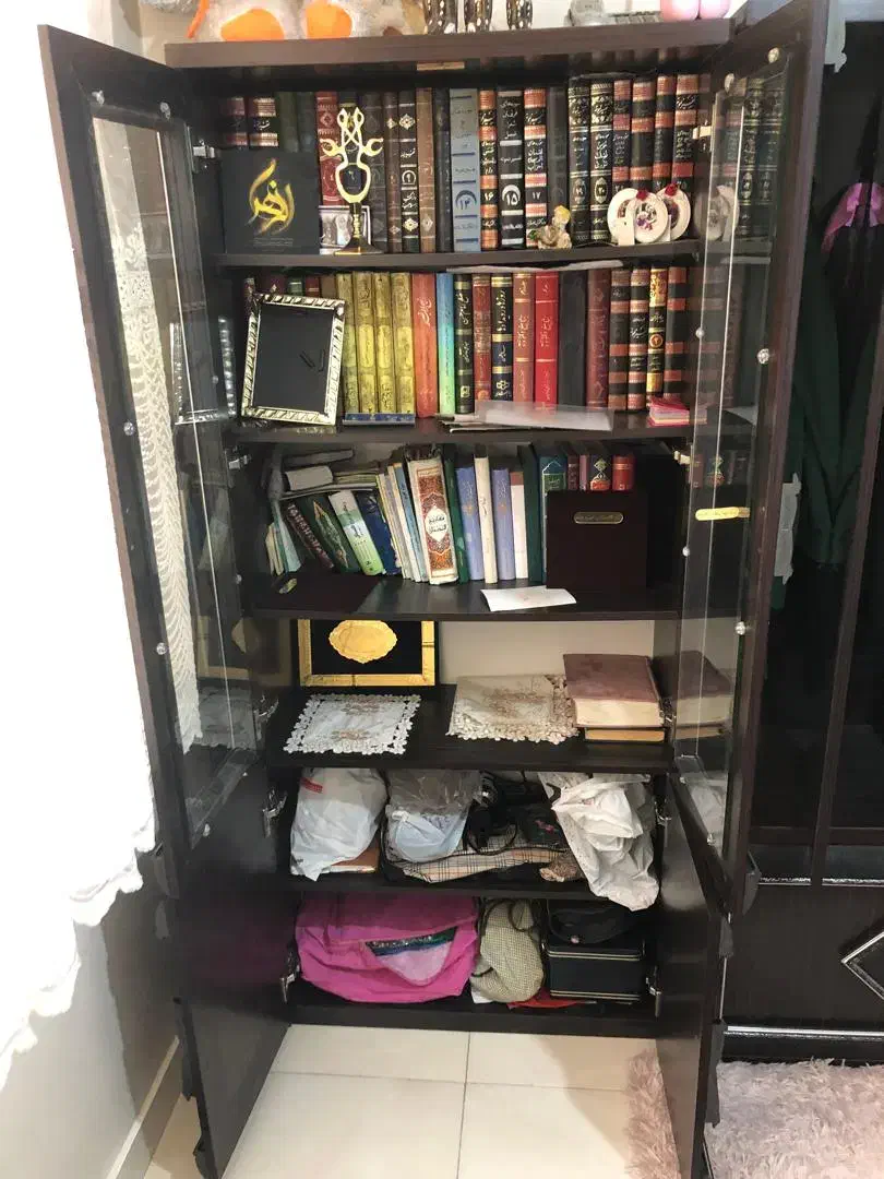 کتابخانه|کتابخانه، شلف، قفسه‌های دیواری|تهران, وحیدیه|دیوار