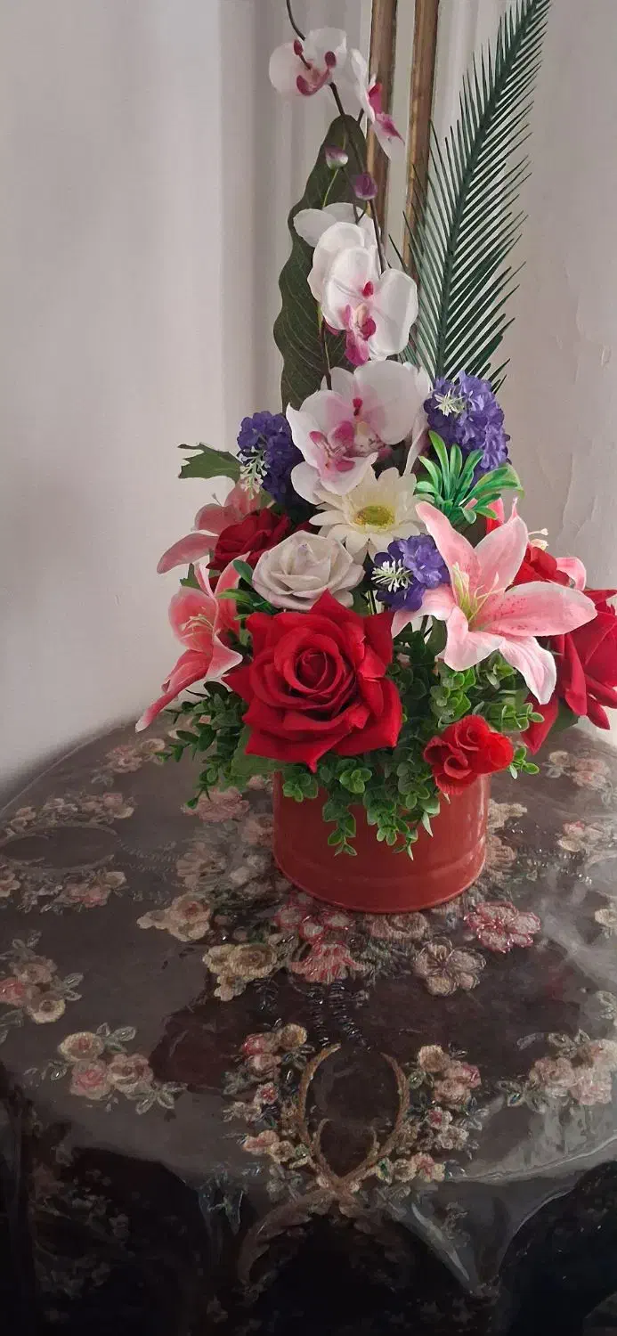 گلدان زیبا|گل مصنوعی|مشهد, خواجه ربیع|دیوار