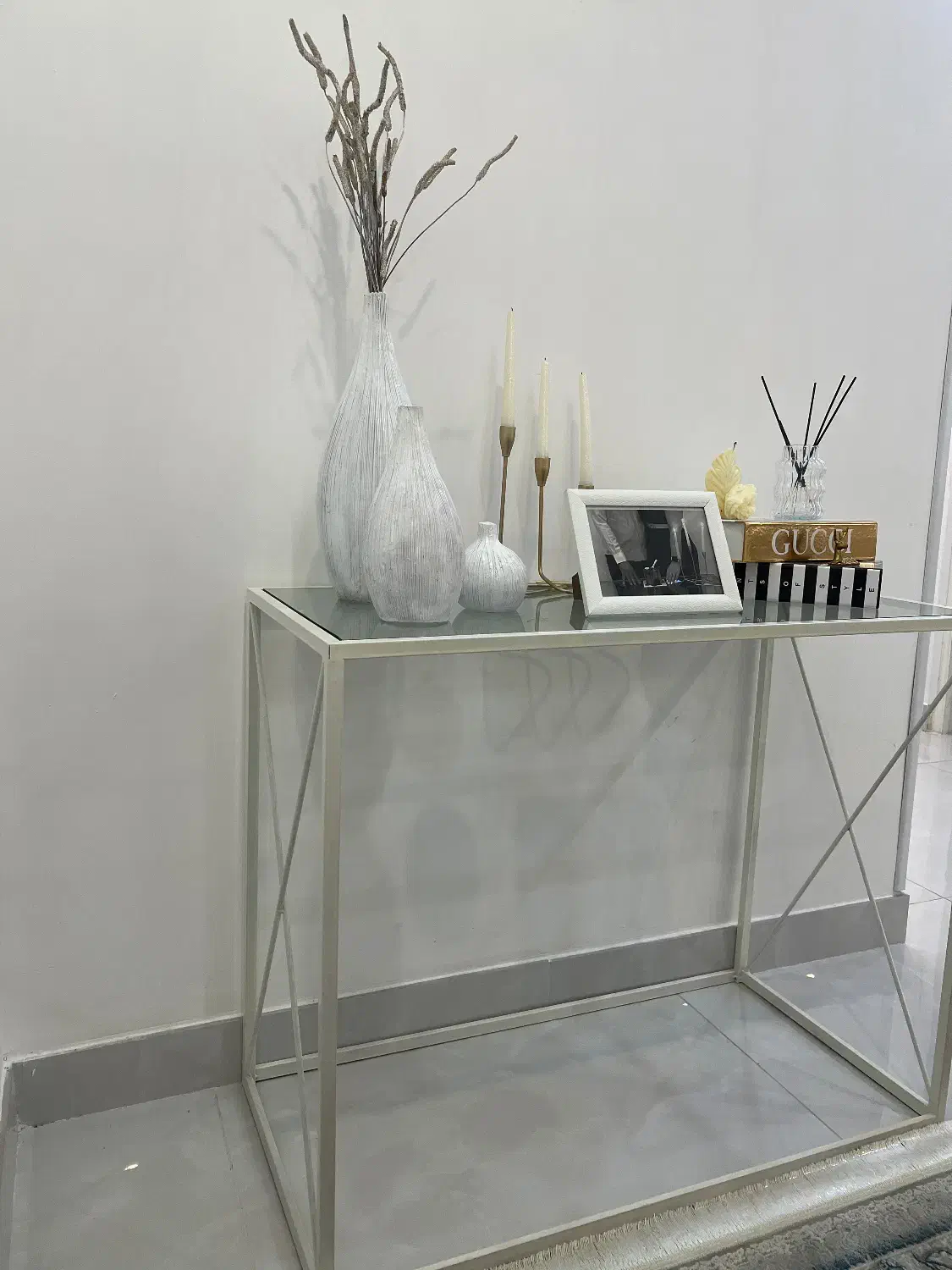 کنسول مینیمال فلز|بوفه، ویترین، کنسول|گرگان, |دیوار