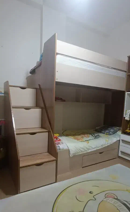 تخت دو طبقه نوجوان|تخت و سرویس خواب|قم, پردیسان|دیوار