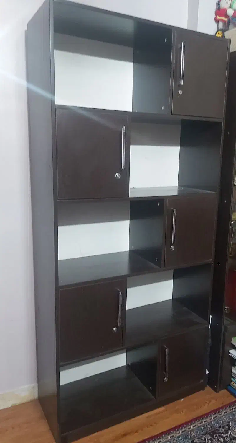 کمد کتابخانه|کتابخانه، شلف، قفسه‌های دیواری|تهران, باغ فیض|دیوار