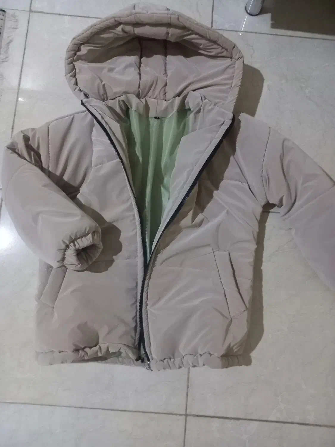 کاپشن ترندی سایز دو مناسب ۴۰ تا ۴۲ آستردار قد ۷۳|لباس|اسدآباد, |دیوار