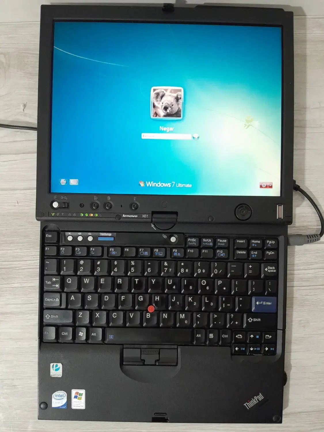 لپتاپ تبلت لنوو thinkpad x61|رایانه همراه|شیراز, ملاصدرا|دیوار