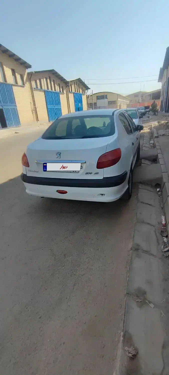 پژو 206 SD V8، مدل ۱۳۸۹|خودرو سواری و وانت|قم, آزادگان|دیوار