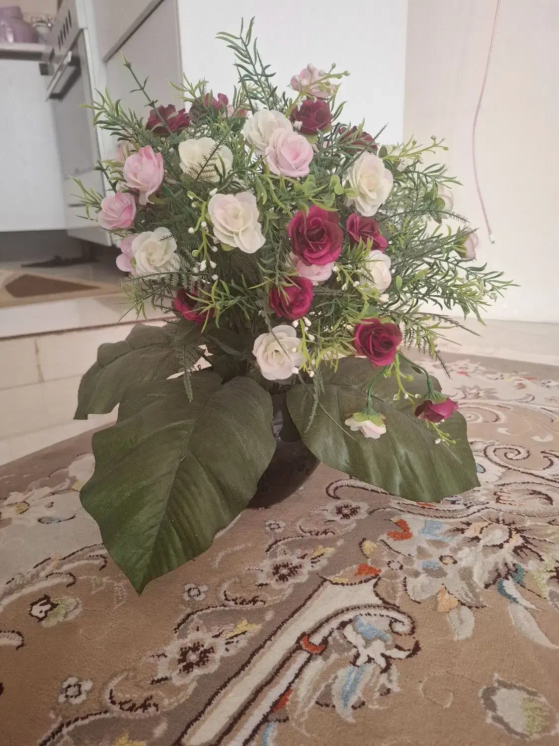 گل گلدان سالم|گل مصنوعی|قزوین, |دیوار