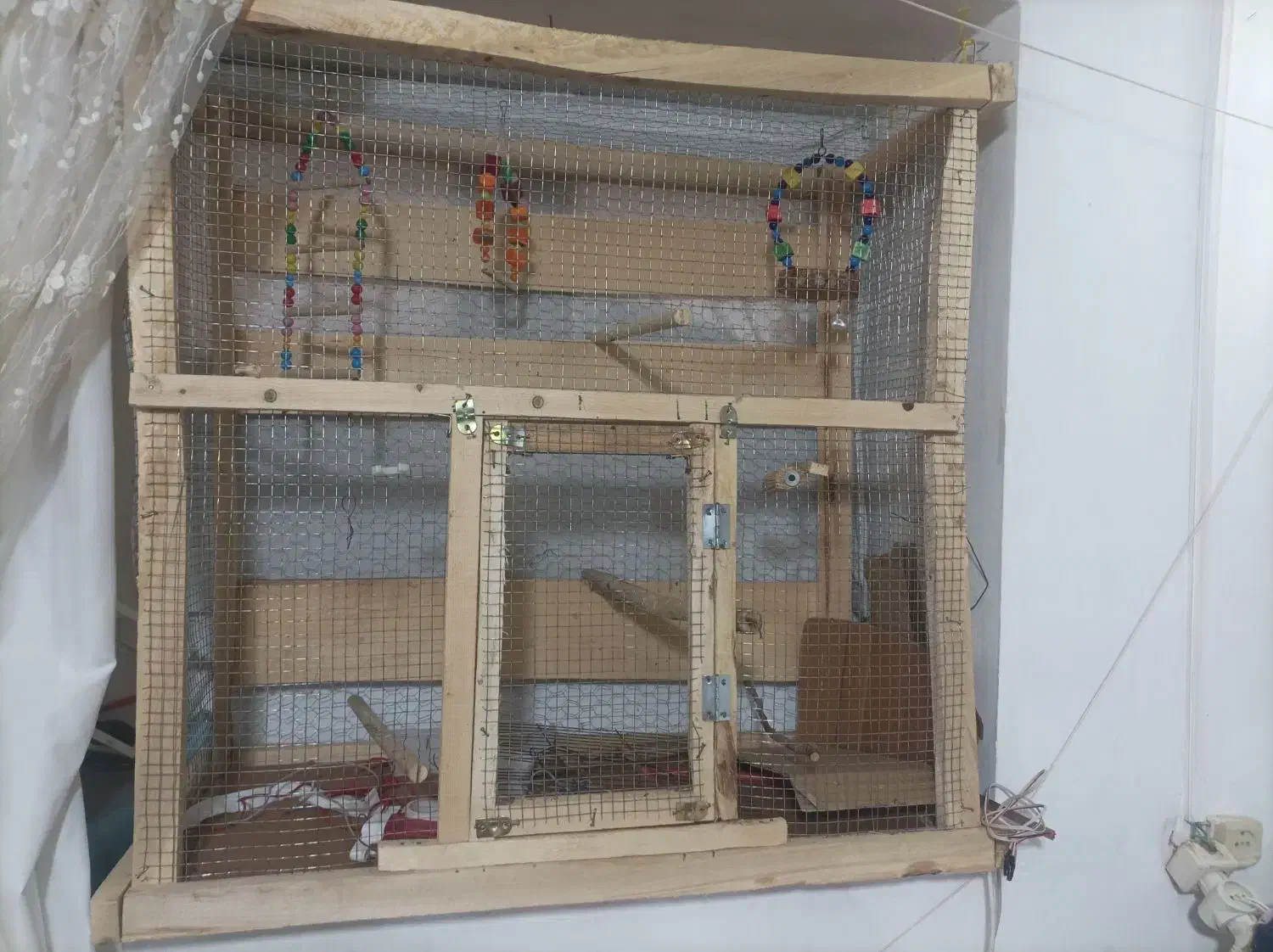 قفس دست‌ساز برای مرغ عشق و ...|لوازم جانبی حیوانات|آذرشهر, |دیوار