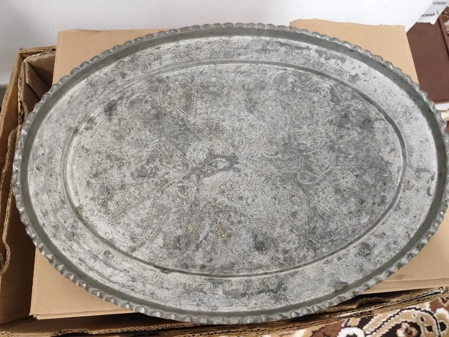 سماور ذغالی۳ لیتری و دیس مسی قدیمی|سماور، چای‌ساز، قهوه‌ساز|فریدون‌کنار, |دیوار