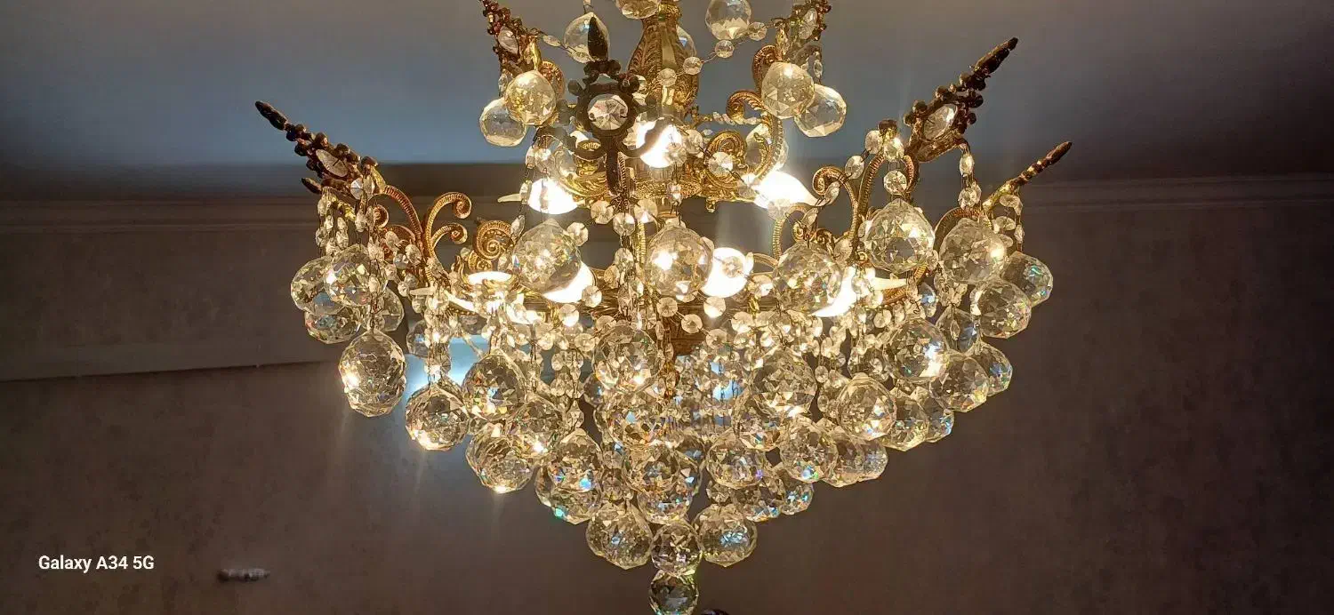 لوستر|لوستر و چراغ آویز|قرچک, شهرک طلائیه|دیوار