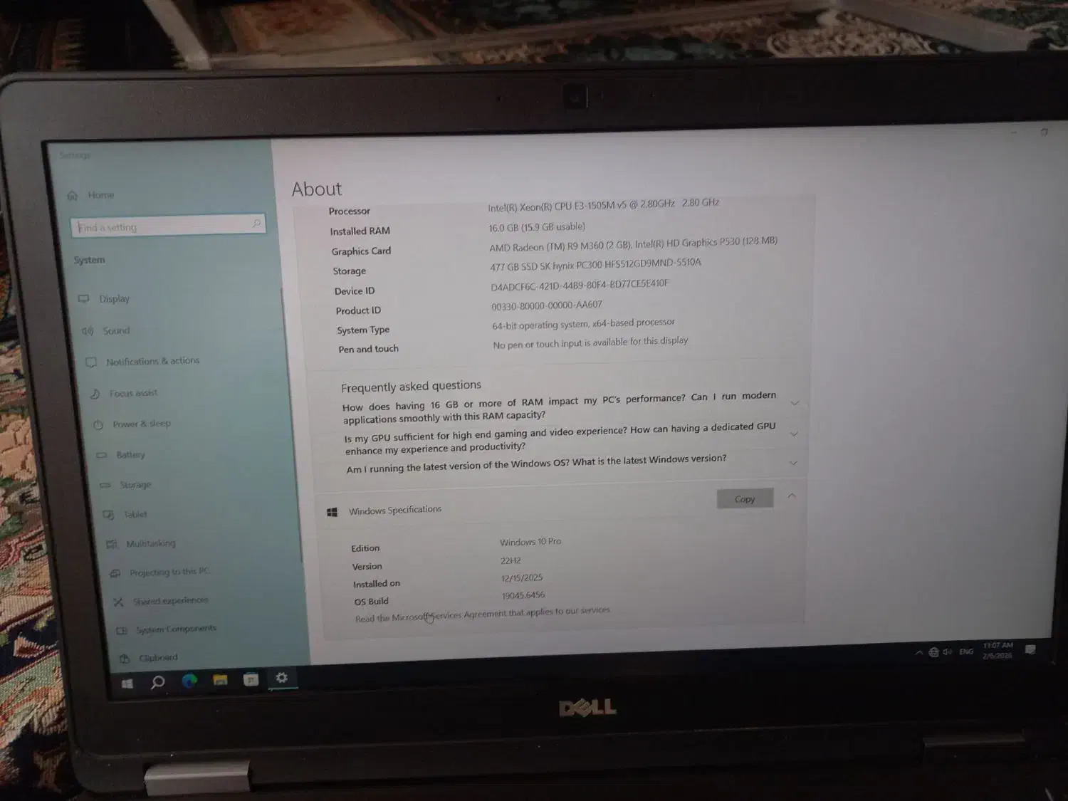 لب تاب سالم وتمیز|رایانه همراه|مشهد, شهرک مهرگان|دیوار
