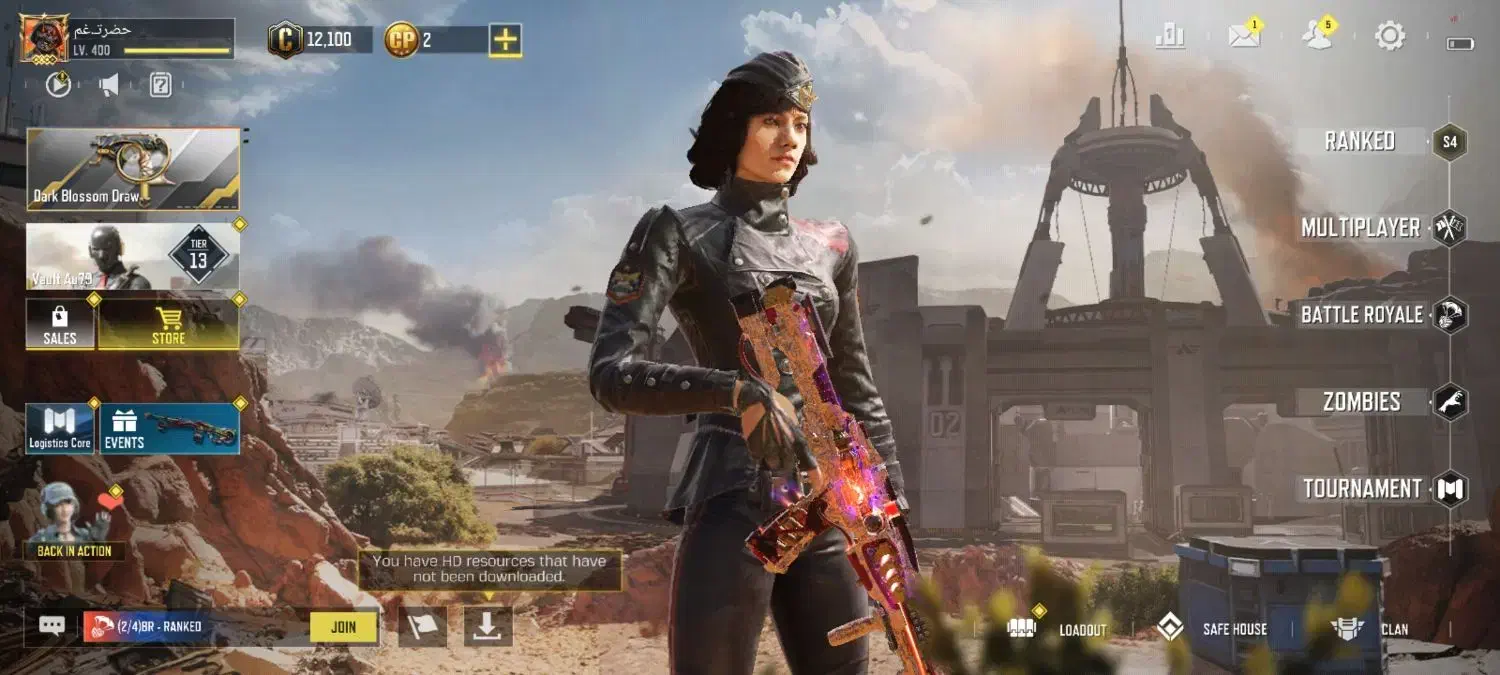 اکانت کالاف لول ۴۰۰|کنسول، بازی ویدئویی و آنلاین|بجنورد, |دیوار