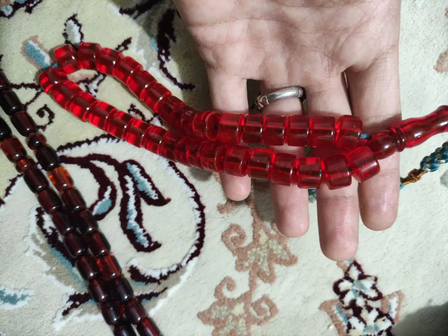 تسبیح فول کهنه سندلوس اصل آلمان|کلکسیون اشیاء عتیقه|پاکدشت, پاکدشت (مامازند)|دیوار