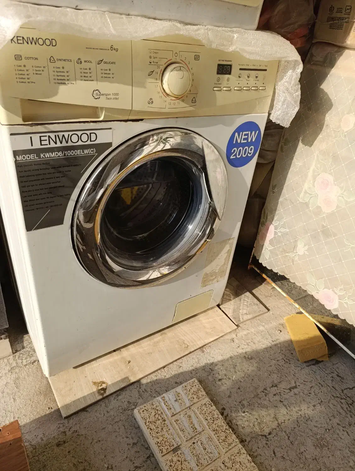 لباسشویی کنوود 6 کیلویی|ماشین لباسشویی و خشک‌کن لباس|خوی, |دیوار