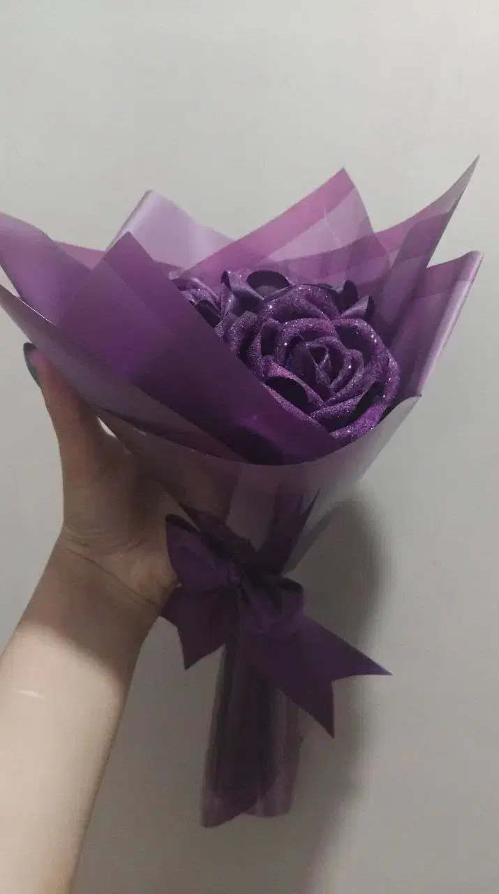 گل روبانی زیبا|گل مصنوعی|پرند, فاز ۳|دیوار