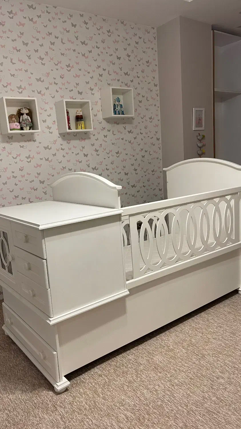 سرویس خواب نوزادی و نوجوانی|تخت و سرویس خواب|بجنورد, |دیوار