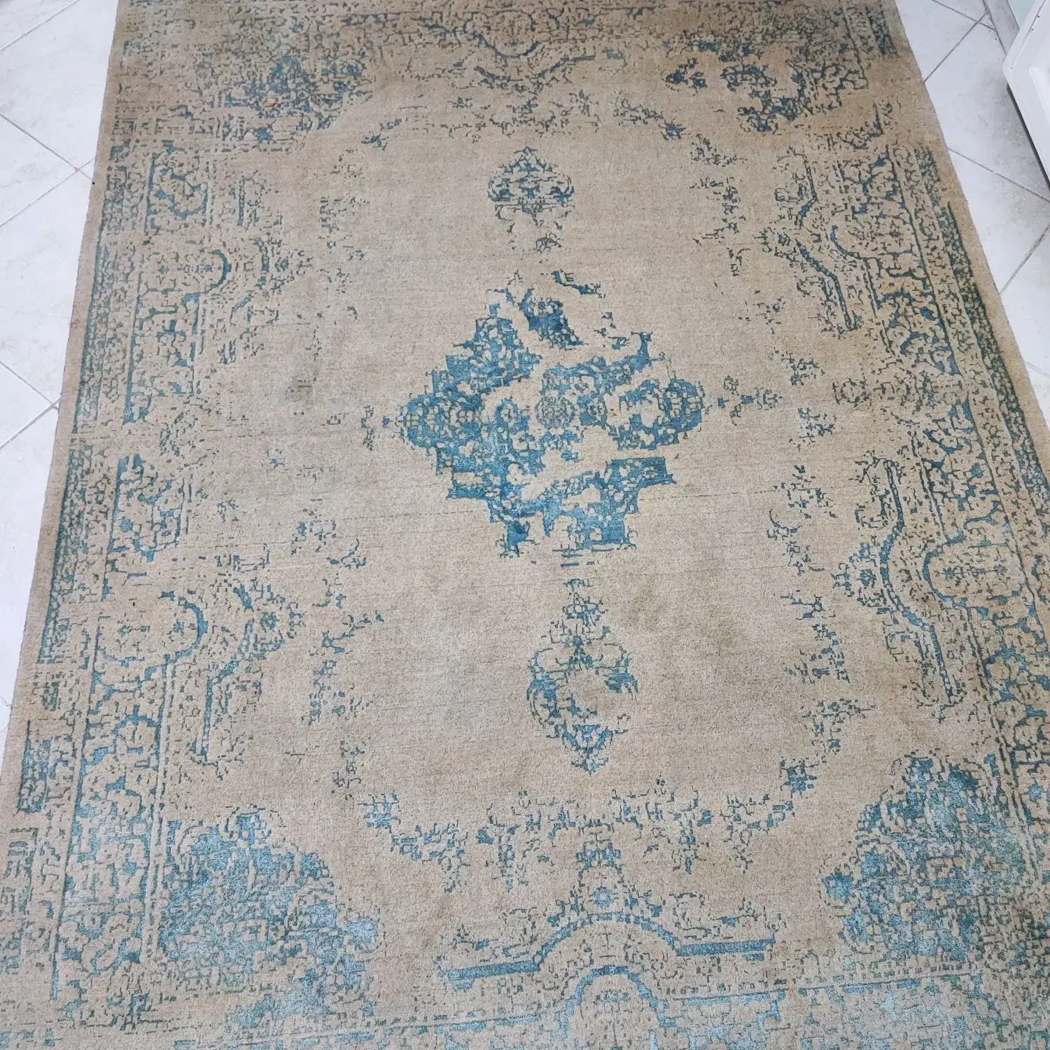 فرش ماشینی نقشه مدرن وینتیج|فرش|بروجرد, |دیوار