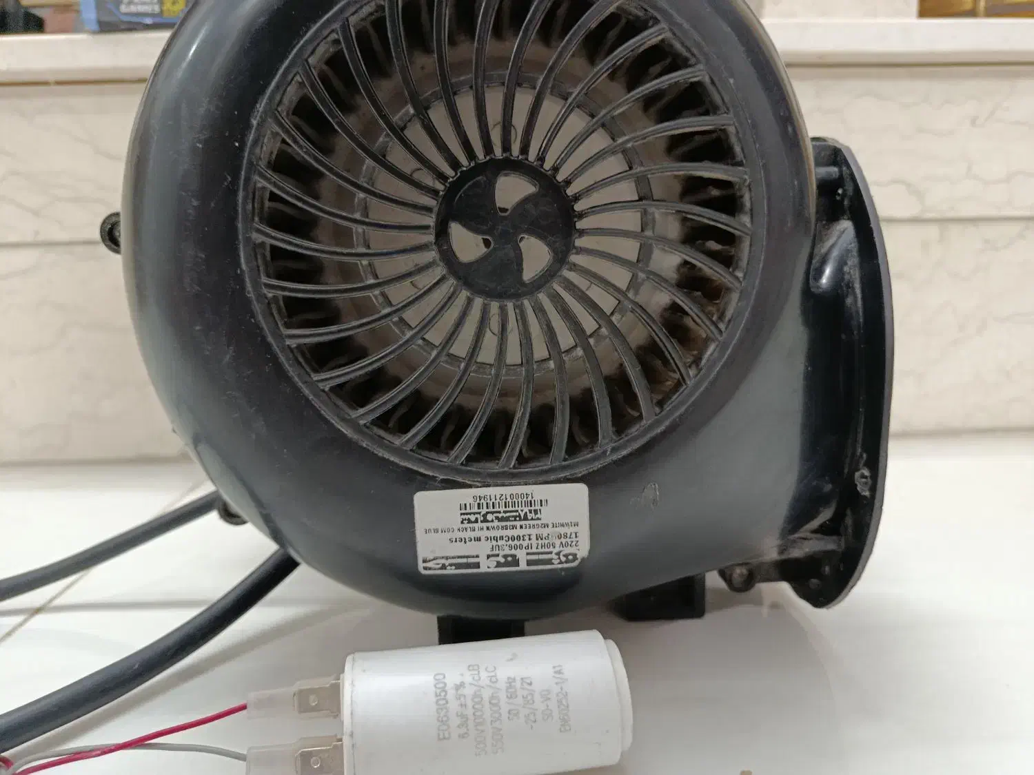 جت فن حلزونی|پنکه و تصفیهکنندهٔ هوا|بروجرد, |دیوار