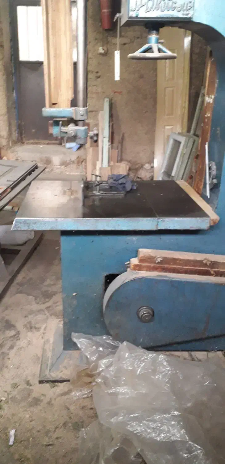 دستگاه نجاری رنده سه کاره اره فلکه اره اهن بر|ماشینآلات صنعتی|دیواندره, |دیوار