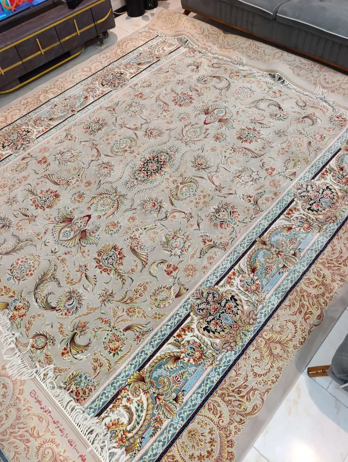 فرش۱۲متری۱۰۰۰شانه تراکم۳۰۰۰|فرش|گرگان, |دیوار