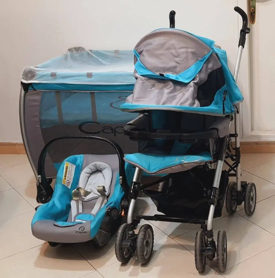 ست کاسکه، تخت گهواره ای، پارک کودک کریر مدل کاپلا|کالسکه و لوازم جانبی|تهران, شهرک غزالی|دیوار