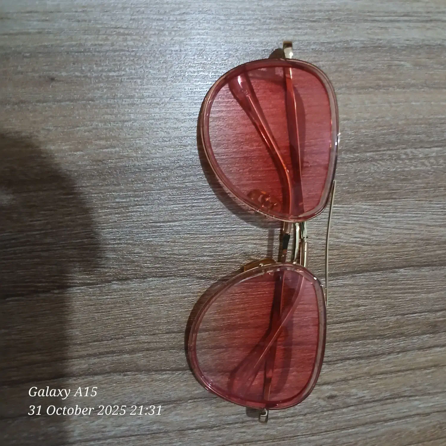 عینک طبی فلزی طلایی و آفتابی صورتی فلزی|زیورآلات و اکسسوری|تبریز, |دیوار