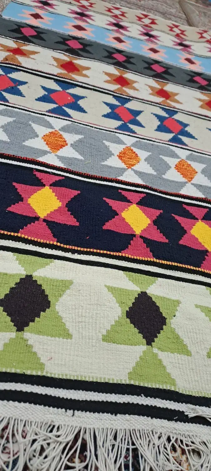 گلیم دست بافت|فرش|ایلام, |دیوار