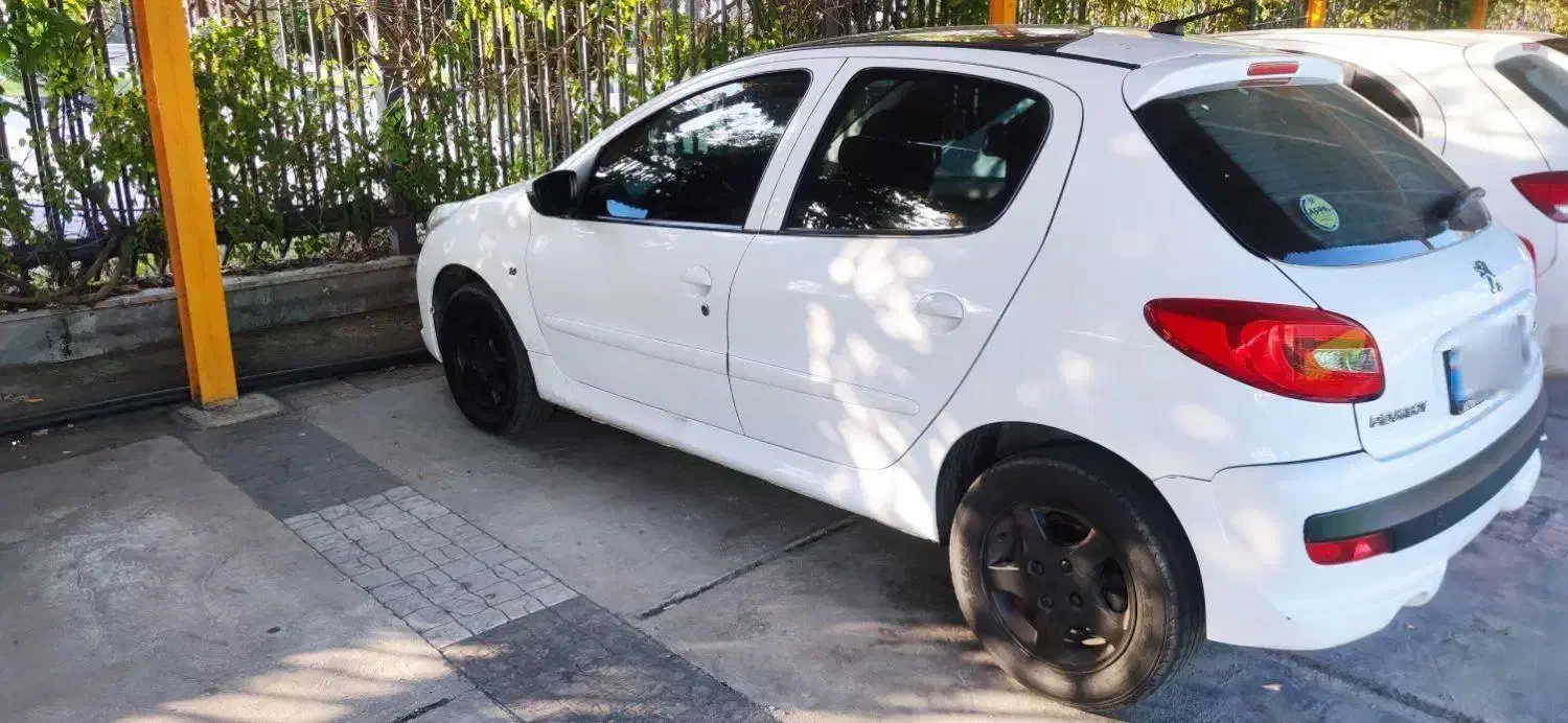 207 مدل 1400 سقف پانا|خودرو سواری و وانت|طبقده, |دیوار