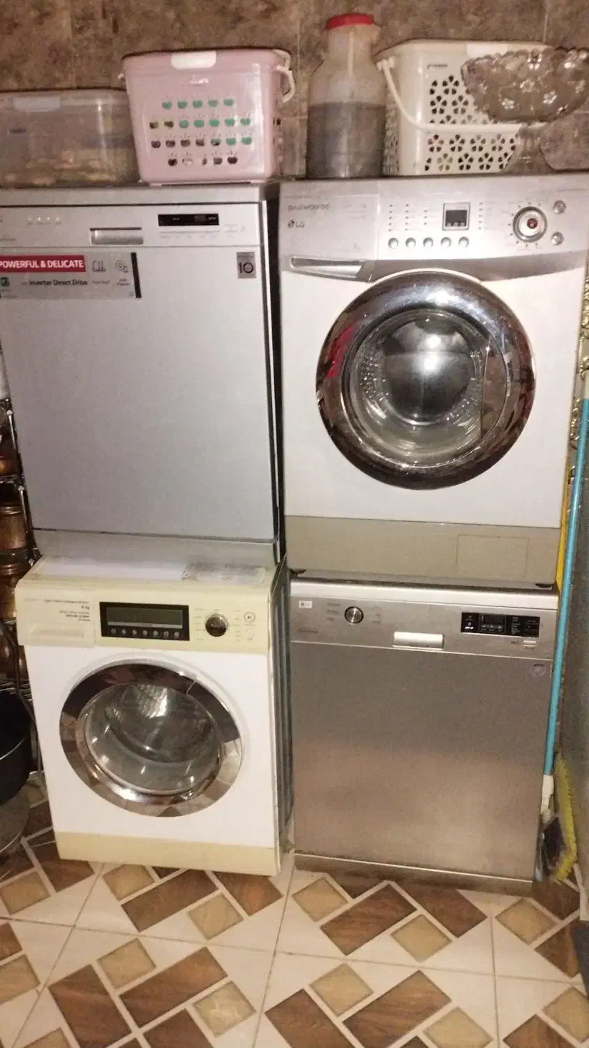 طرح تعویض لباسشویی نو با کهنه|ماشین لباسشویی و خشککن لباس|زابل, |دیوار