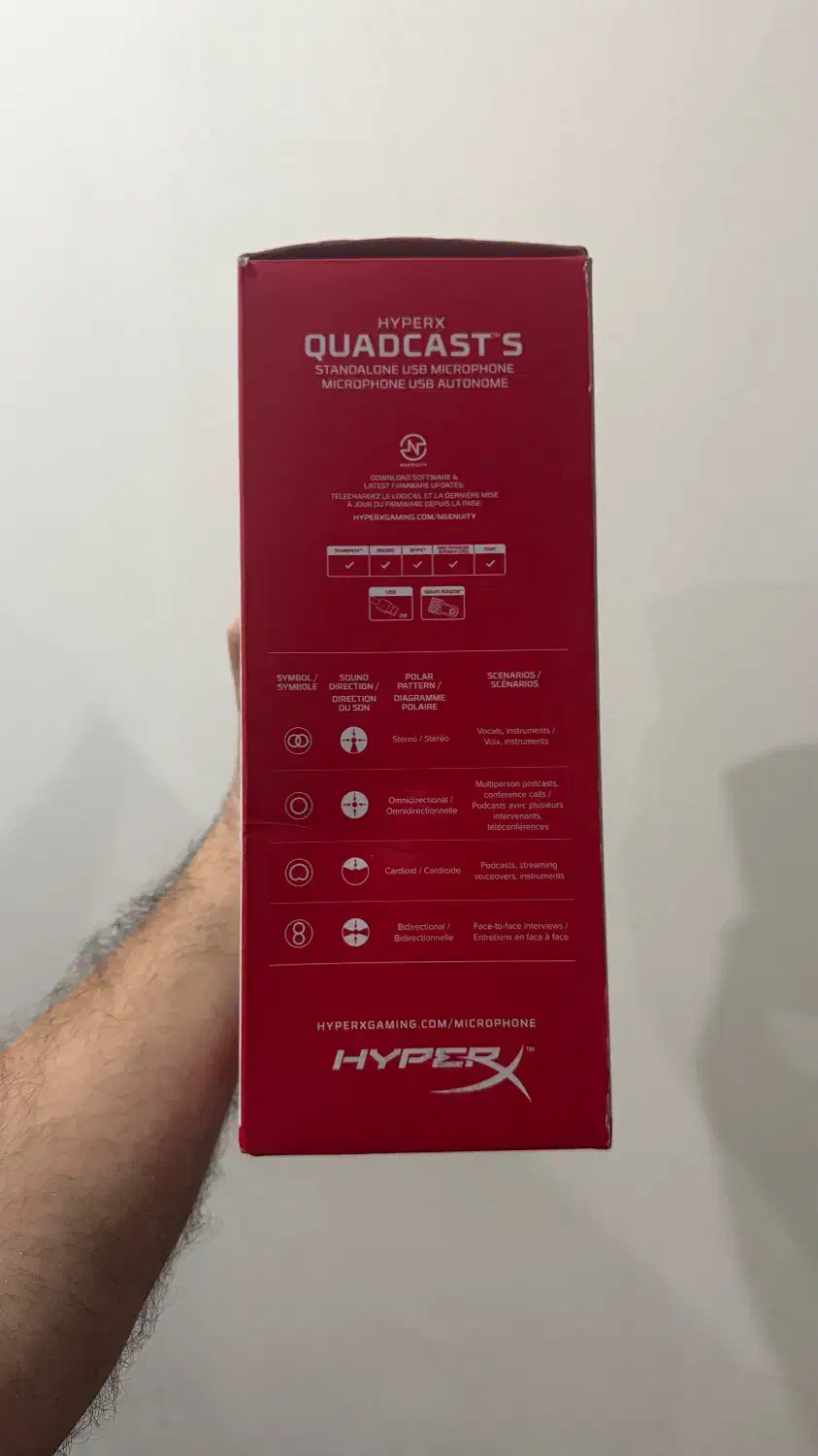 میکروفون حرفه ای hyperx quadcast s|صوتی و تصویری|تهران, پونک|دیوار