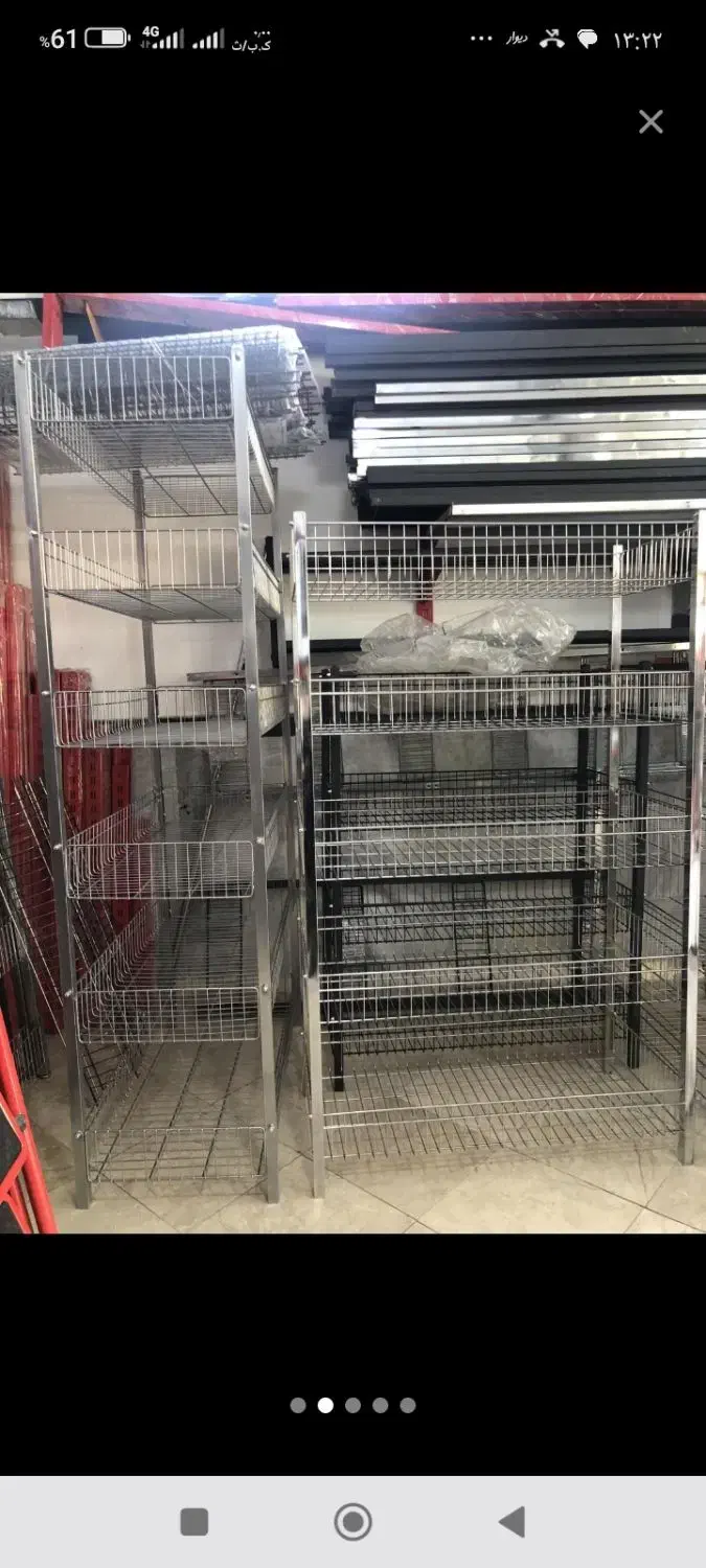 قفسه چیپس وسبداستیل وتوری دیواری استندادویه|فروشگاه و مغازه|مشهد, طلاب|دیوار