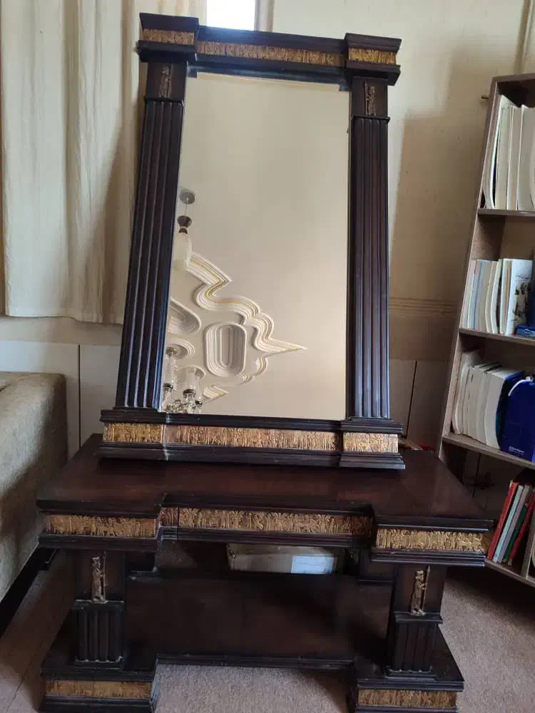 آینه به همراه کنسول|بوفه، ویترین، کنسول|زاهدان, |دیوار