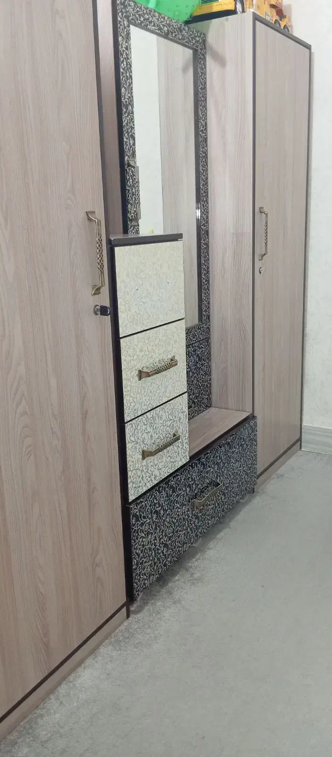 سرویس خواب +کمد|تخت و سرویس خواب|بندر امام خمینی, |دیوار