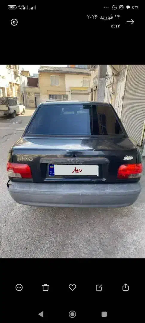 پراید مدل ۸۳|خودرو سواری و وانت|رشت, سلیمانداراب|دیوار