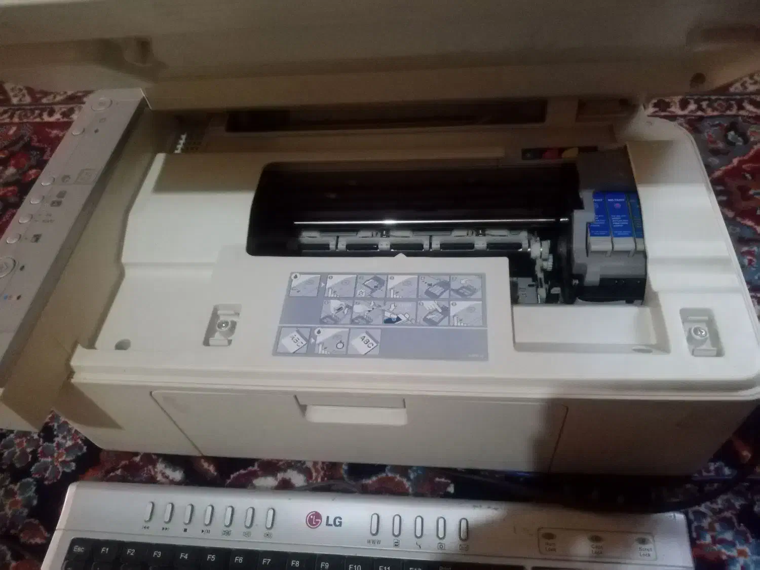 اسکنرepson وبلندگو دستی|پرینتر، اسکنر، کپی، فکس|زرقان, |دیوار