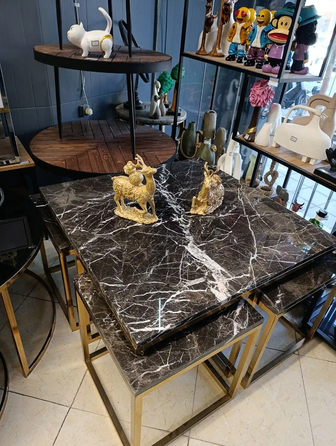 جلومبلی مدل(پنج تیکه) میز نهارخوری جلو مبلی سنگ|مبلمان خانگی و میز عسلی|مشهد, ولیعصر (شهرک غرب)|دیوار