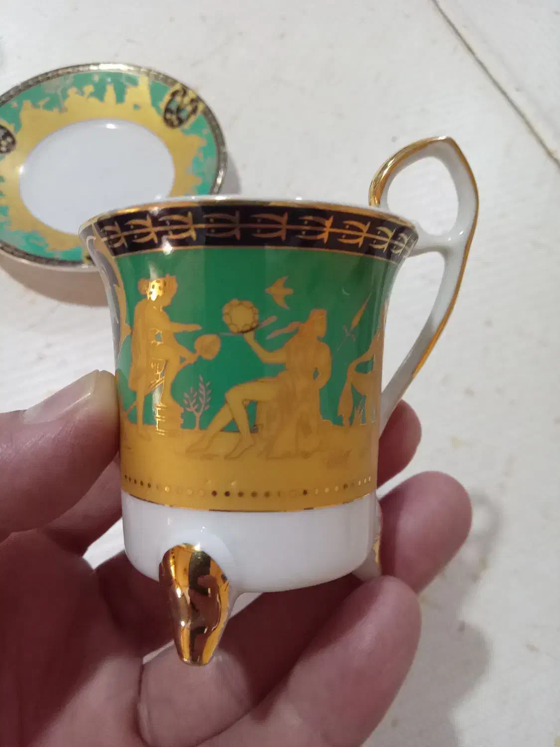 فنجان نعلبکی قدیمی|ظروف سرو و پذیرایی|رشت, بازار|دیوار